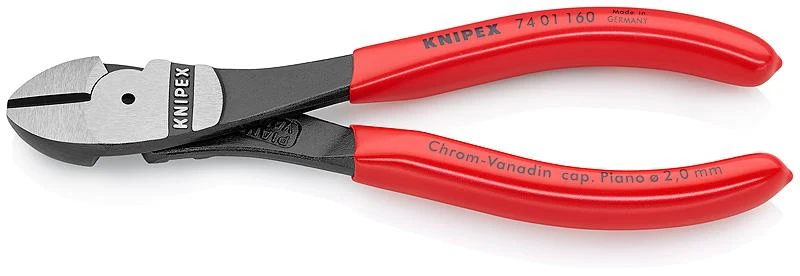 Didelės svertinės jėgos kirpimo replės KNIPEX 7401160