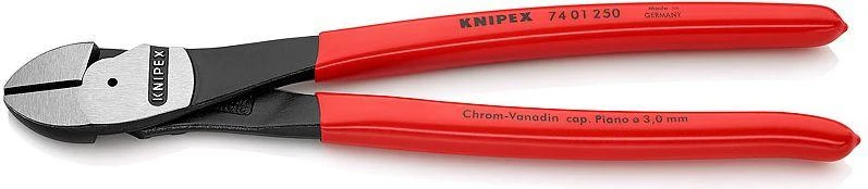 Didelės svertinės jėgos kirpimo replės KNIPEX 7401250