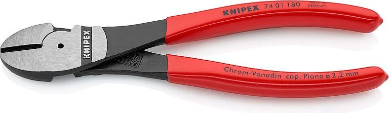 Didelės svertinės jėgos kirpimo replės KNIPEX 7401180