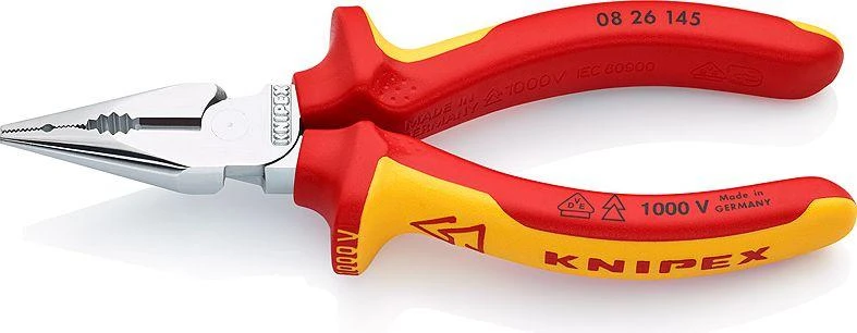 Elektrikų replės siauromis žiaunomis KNIPEX 0826145