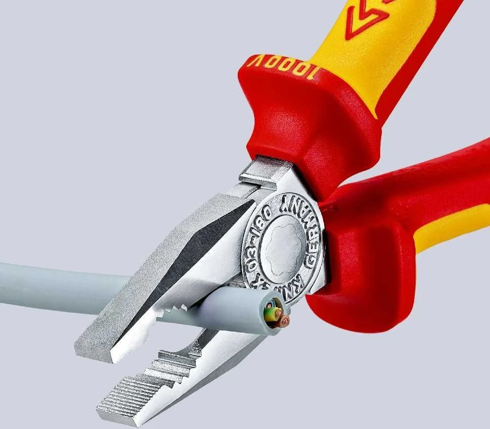 Knipex VDE kombinuotos replės 160mm (0306160)
