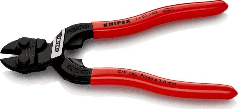 Žnyplės šoninio kirpimo CoBolt S Compact 160mm D5,3mm, Knipex