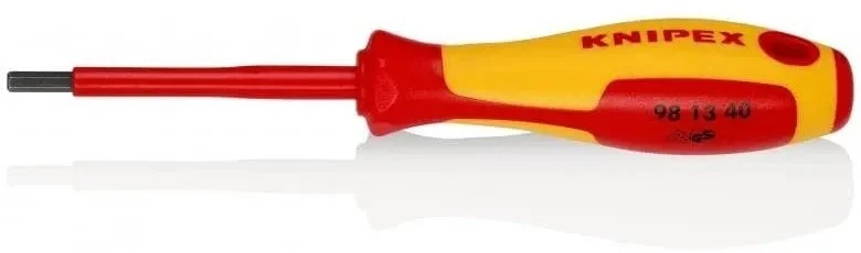 Knipex izoliuotas šešiabriaunis atsuktuvas 4 mm