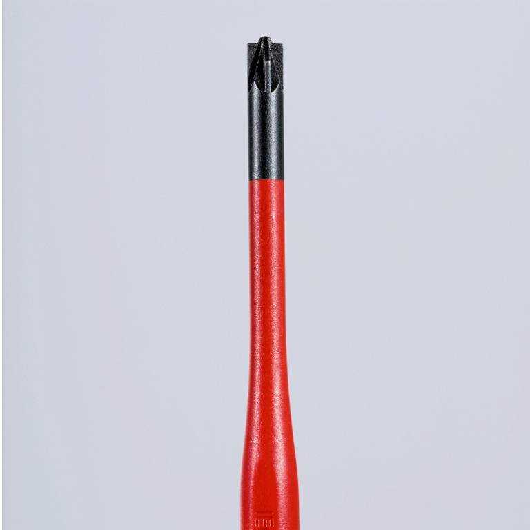 KNIPEX 982501SLS – izoliuotas Pozidriv (kryžminis) PZ/S1 atsuktuvas, 187mm, 1000 V