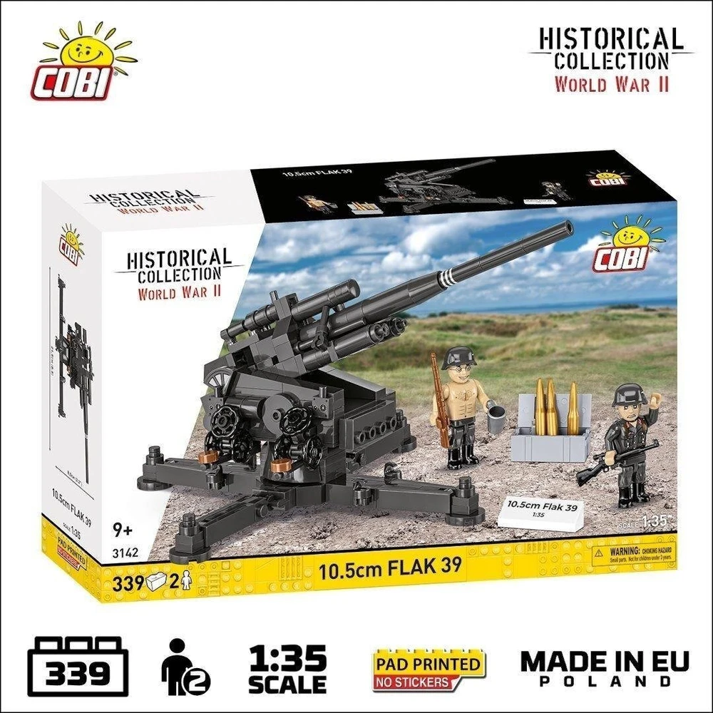 Cobi Klocki 10,5 cm priešlėktuvinės gynybos blokai 39 339 blokai