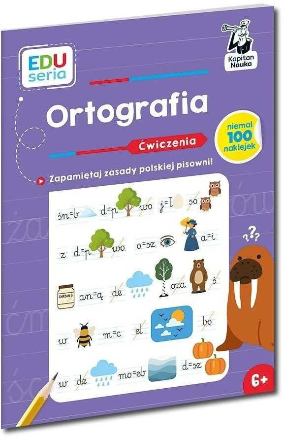 KNYGA Edgard Kapitonas Nauka. Kapitono mokslo edukacinė serija. Rašyba. Pratimai KS1203
