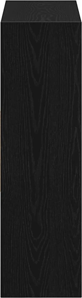Knygų spintelė, juodo ąžuolo spalvos, 97,5x29,5x100 cm, inžinerinė mediena