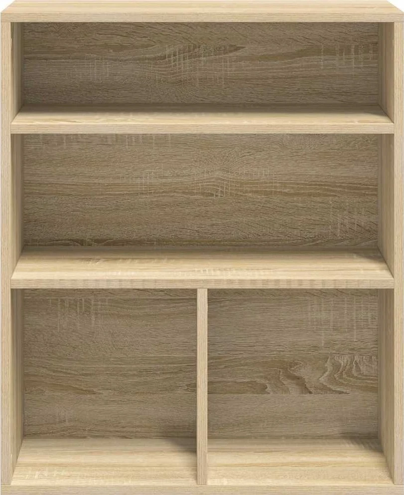 Spintelė knygoms, ąžuolo spalvos, 60x30x71,5 cm, MDP