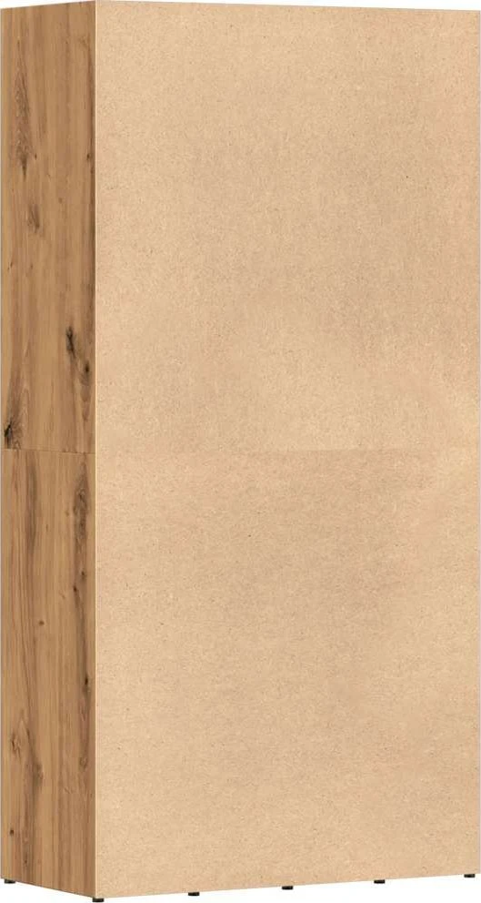 Spintelė knygoms, artisano ąžuolo, 66x30x130cm, mediena