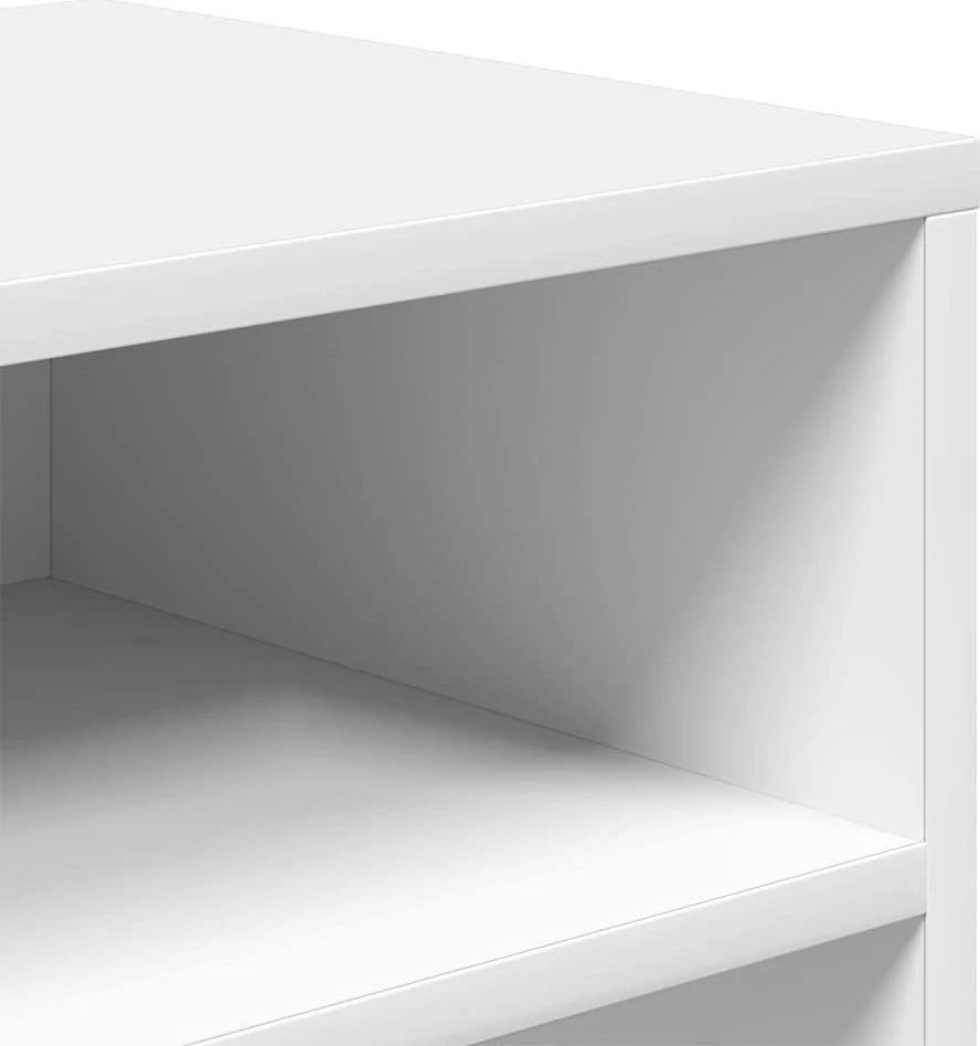 Spintelė knygoms, baltos spalvos, 66x31x80 cm, MDP