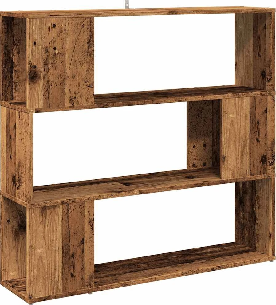 knygų spinta/kambario pertvara Old Wood 100x24x94 cm