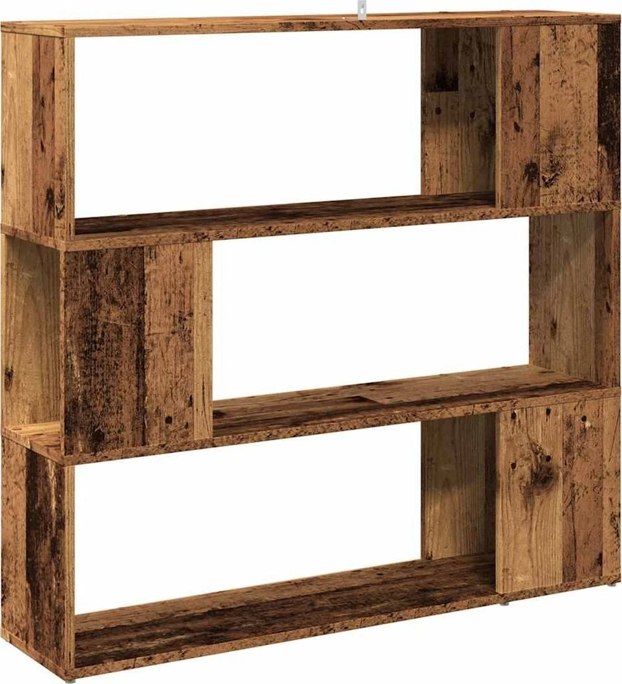 knygų spinta/kambario pertvara Old Wood 100x24x94 cm