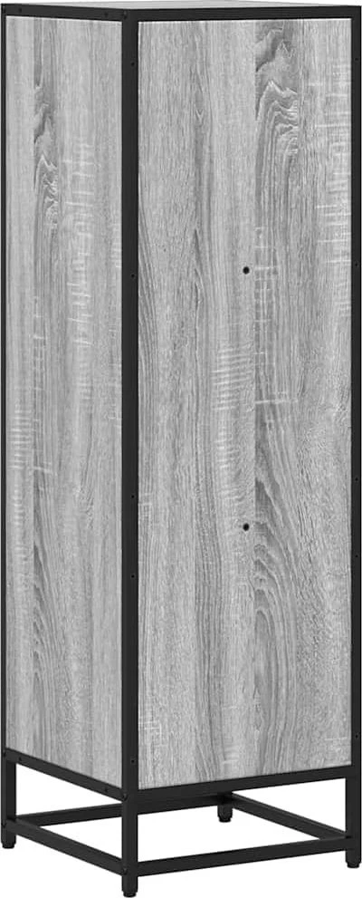 knygų spintelė pilka Sonoma 33,5x33x107,5 cm inžinerinė mediena