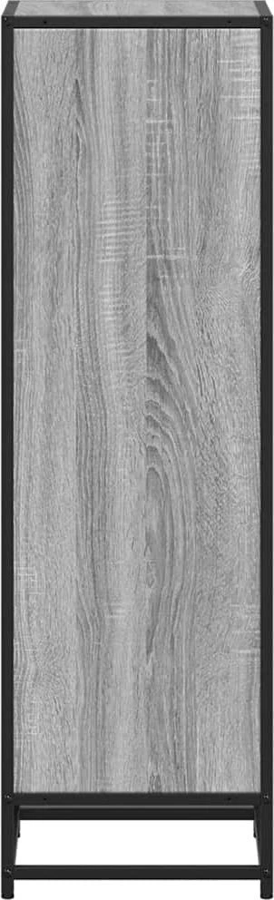 knygų spintelė pilka Sonoma 33,5x33x107,5 cm inžinerinė mediena