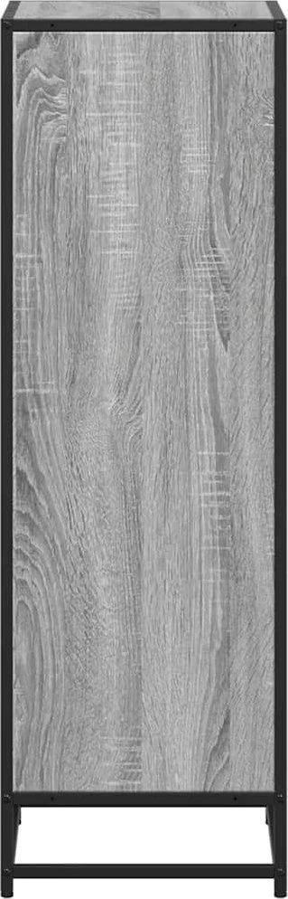 knygų spintelė pilka Sonoma 40x35x107,5 cm inžinierinė mediena