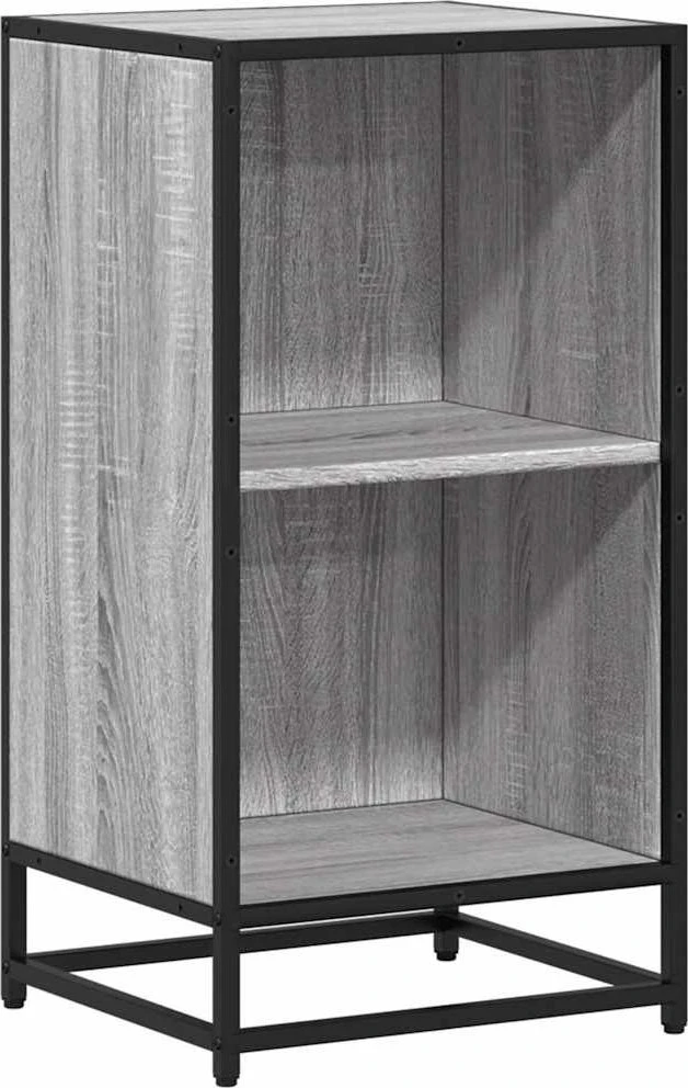 knygų spintelė Pilka Sonoma 40x35x76 cm Engineered Wood