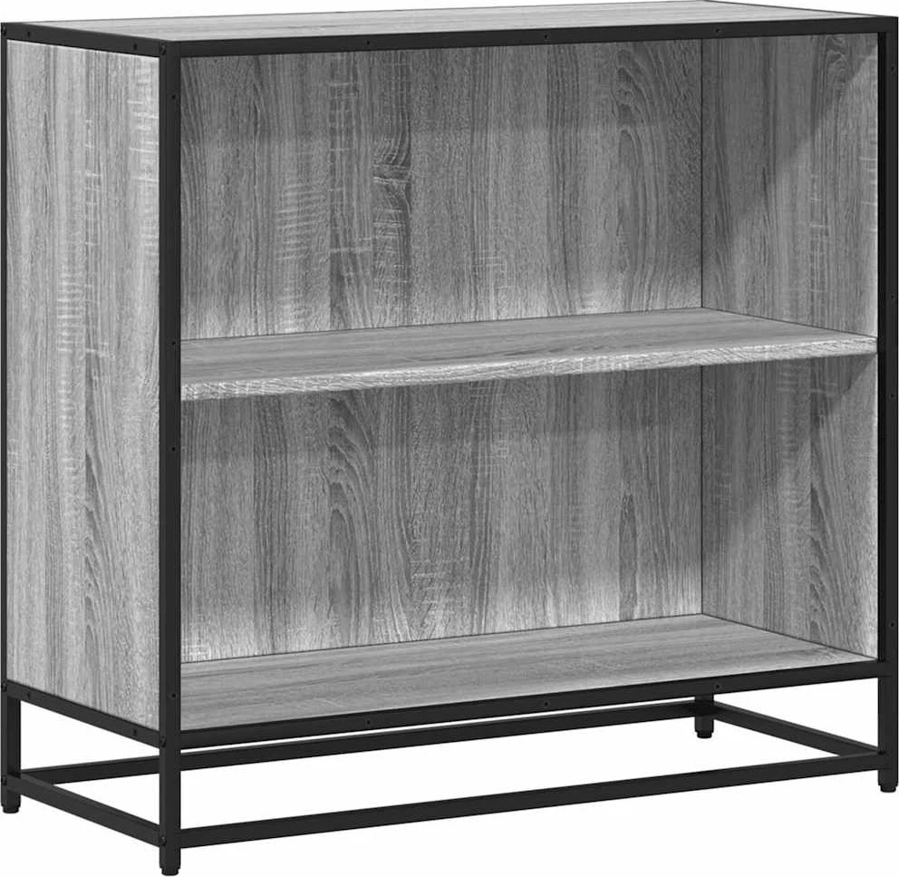 knygų spintelė pilka Sonoma 80,5x35x76 cm inžinierinė mediena