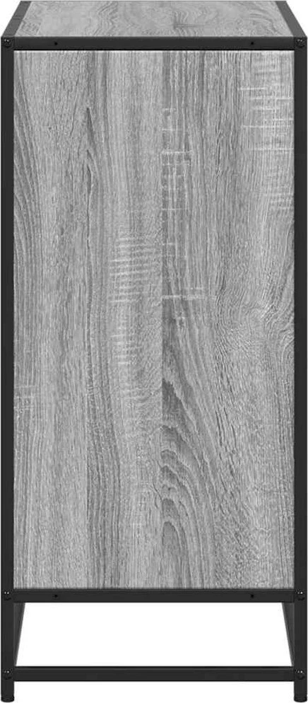 knygų spintelė pilka Sonoma 80,5x35x76 cm inžinierinė mediena