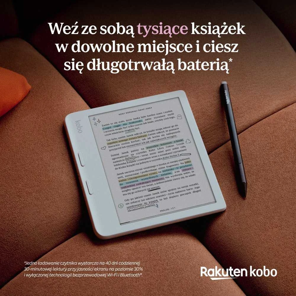 E-Skaityklė Kobo Libra Colour, juodos spalvos