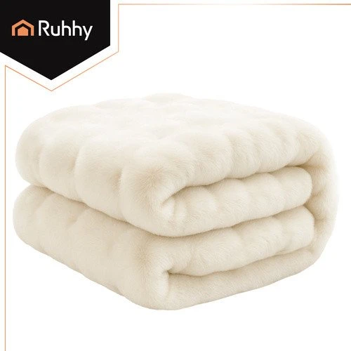 Blanket 1.6x1m baltas Ruhhy 26493