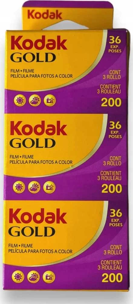 Fotojuosta Kodak Gold 200/36 kadrai