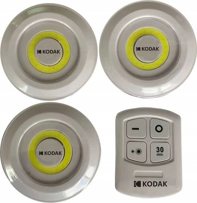 Orno 3 belaidės lempos su nuotolinio valdymo laikmačiu „Kodak Home 130“