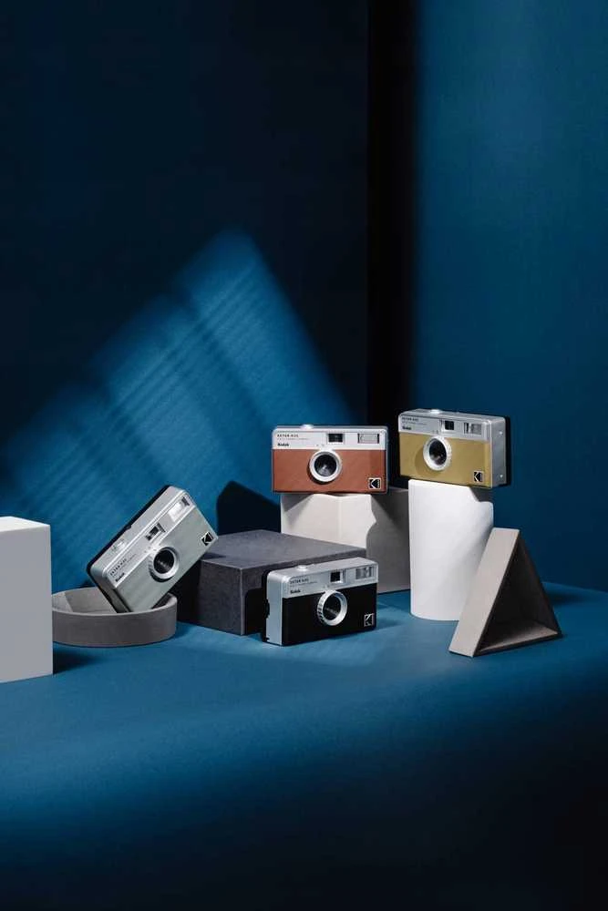 Kodak Half Frame Film Camera EKTAR H35 Baltas