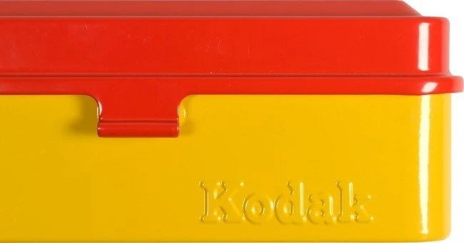 Kodak Film Case 120/135 (didelis) raudonas/geltonas