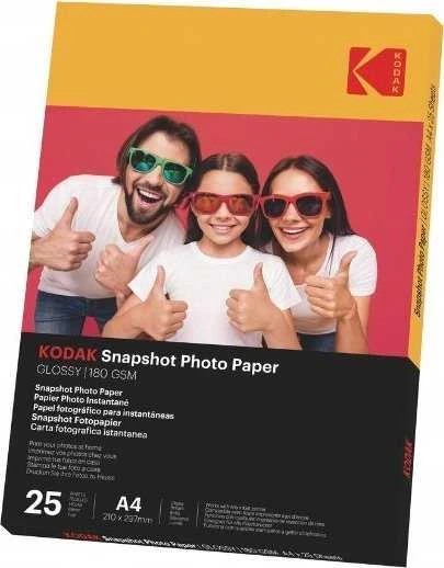 Kodak Popierius KODAK Foto Fotografinis spausdintuvui 25 vnt. A4 210x297mm 180g Blizgus / 3510-812