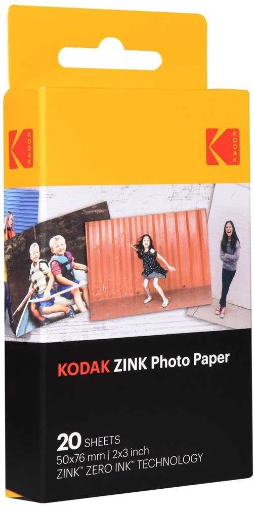 Foto popierius Kodak ZINK momentinėms nuotraukoms, 5x7.6 cm, 20 vnt.