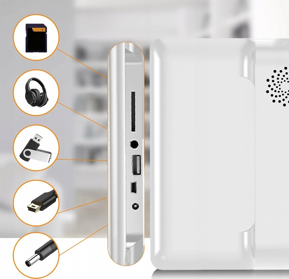 Nuotraukų rėmelis Kodak LED HD 10" WiFi 16GB RCF-106H Baltas