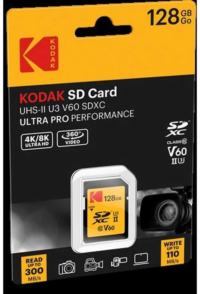 Kodak SD 128GB kortelė originalioje pakuotėje