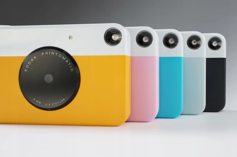Skaitmeninis fotoaparatas Kodak Aparat Printomatic 2mp Zdjęcie Naklejka 45s - Juodas