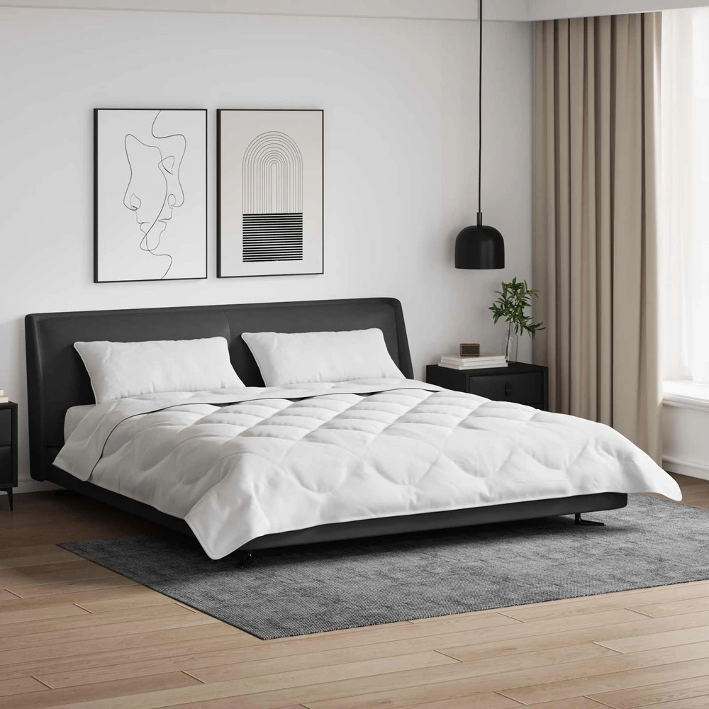 Vasaros antklodė su pagalve 3 pcs Balta Mikropluoštas 3377292