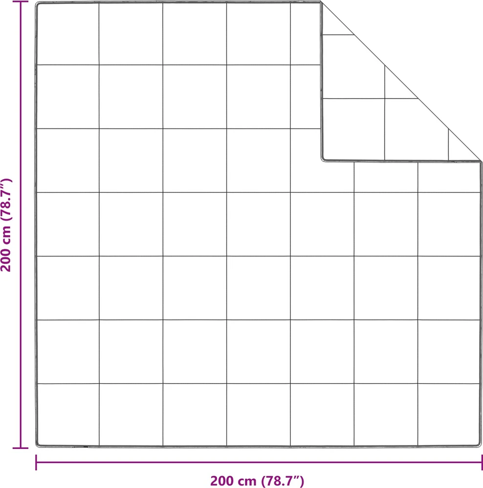 Antklodė 200 x 200 cm Pavasaris, Ruduo Plunksna Balta