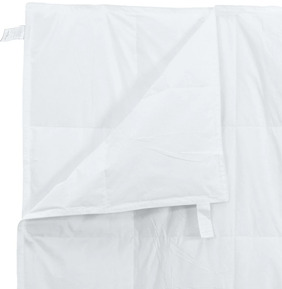 2-in-1 Antklodė Balta 240 x 200 cm Plunksna