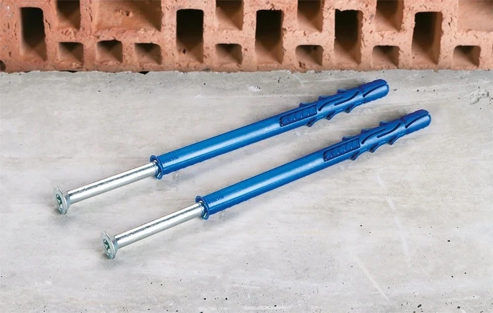 Nailoninis kaištis su varžtu RawlPlug R-FF1-N-08L140; 7,8x140 mm; 5,8x147 mm; T30; 50 vnt.