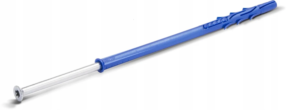 Nailoninis kaištis su varžtu RawlPlug R-FF1-N-08L140; 7,8x140 mm; 5,8x147 mm; T30; 50 vnt.
