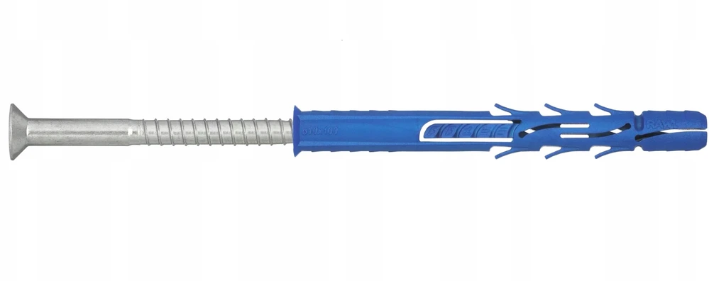Nailoninis kaištis su varžtu RawlPlug R-FF1-N-08L140; 7,8x140 mm; 5,8x147 mm; T30; 50 vnt.