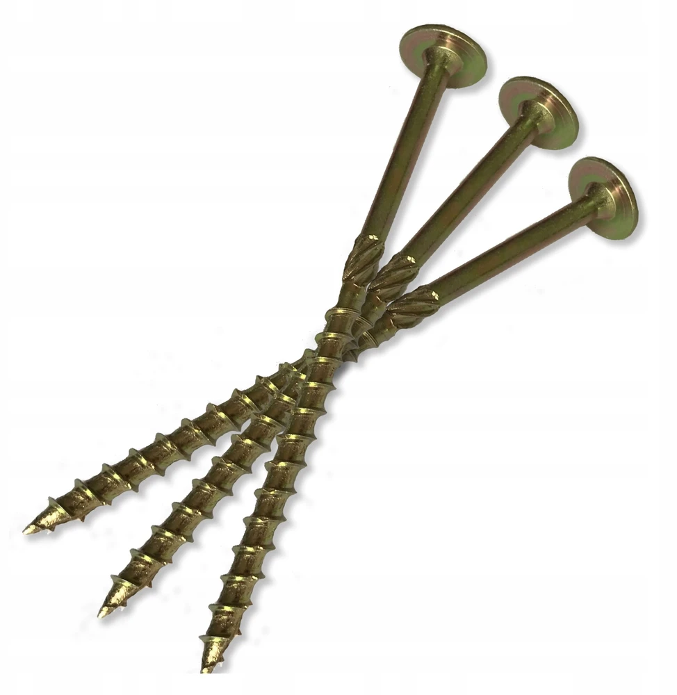 Koelner/Rawlplug Konstrukcinis medsraigtis 8x180 mm poveržlės galvute - 0,05 ts