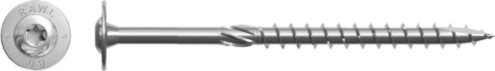 Koelner/Rawlplug Konstrukcinis medsraigtis 8x120 mm, poveržlės galvutė - 0,05 ts