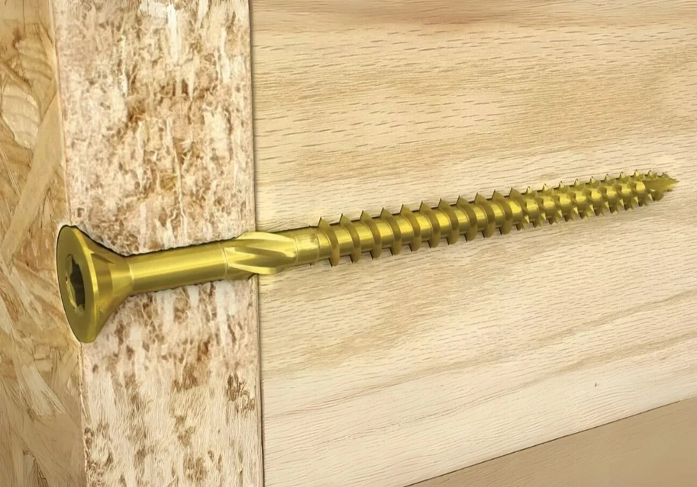 Koelner/Rawlplug Konstrukcinis medsraigtis 6x120 įleidžiama galvute TX sriegiu - 0,05 ts