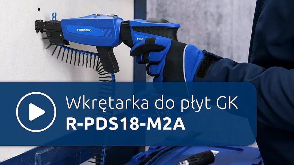 RawlPlug R-PDS18-S juostinis suktuvas naudojimo metu