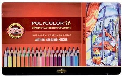 Koh I Noor Crayons 36 meninės daugiaspalvės spalvos