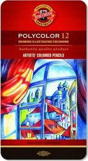 Koh I noor Spalvoti kokybiški pieštukai Polycolor 12sp
