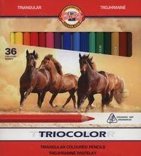 Koh I Noor Triocolor 36 spalvų kreditai