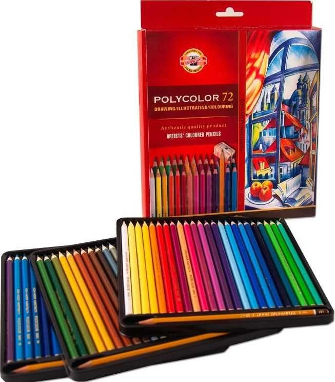 72 spalvų „Koh I Noor Polycolor“ pieštukai (249384)