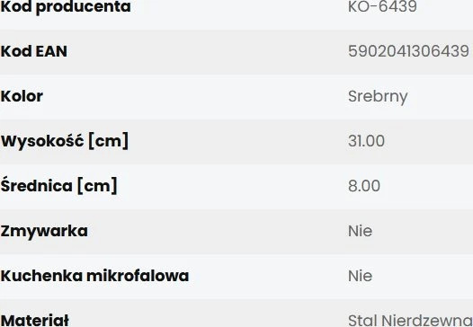 KOKO nerūdijančio plieno termosas su puodeliu 1L KO-6439