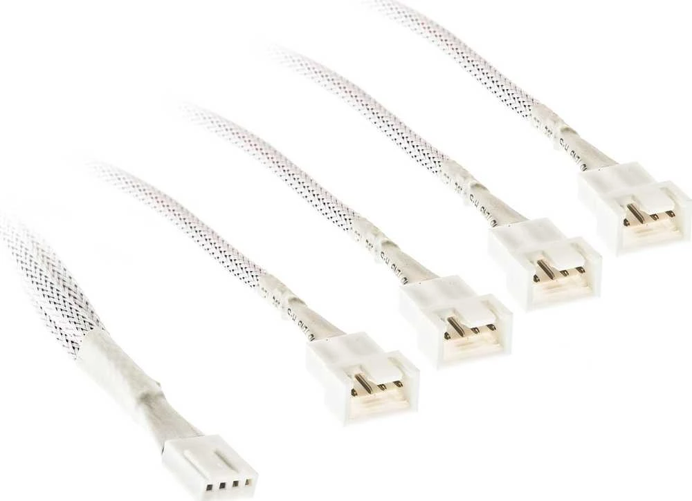 Kolink 1-4 PWM skirstytuvas, balti pinti laidai