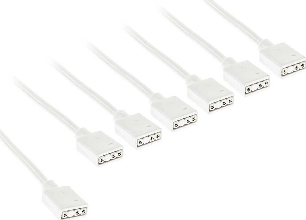 Kolink ARGB 1-6 skirstytuvas, 6 baltos jungtys